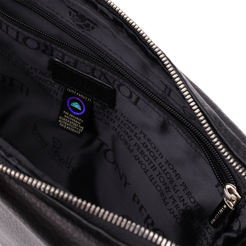 Мужская сумка для планшета из мягкой натуральной кожи Tony Perotti 20846_1 (9594-28) nero Черный Киев - изображение 7