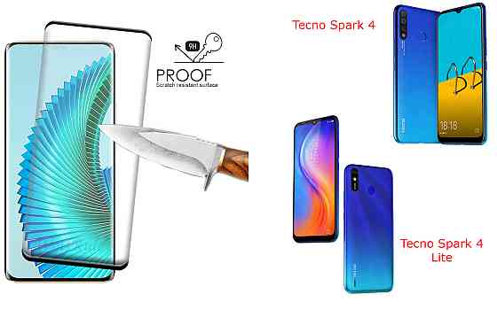 Захисне скло HyperGlass Pro для Tecno Spark 4 (KC2), Spark 4 Lite (BB4k) – максимальна чутливість та захист Київ