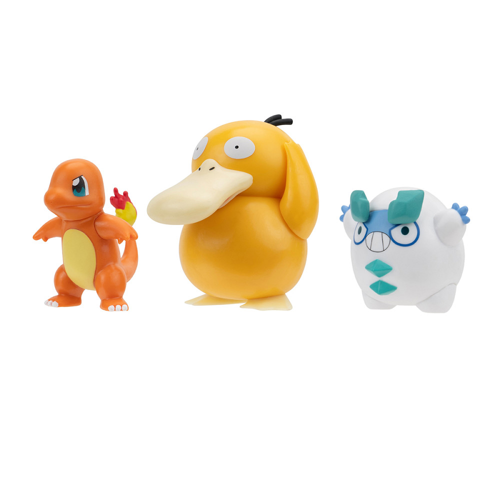 Набір ігрових фігурок Pokemon W19 - Чармандер, Галарський Дарумака, Псайдак Днепр - изображение 3