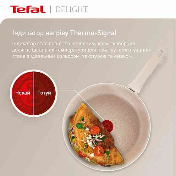 Сковорода Tefal Deligh 20 см (G2930202) ( Червоний ) Харьков