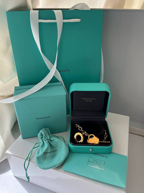 Tiffany / Тиффани премиум упаковка под браслет или подвеску - коробочка, внешняя коробочка, пакет, мешочек, Одесса - изображение 4