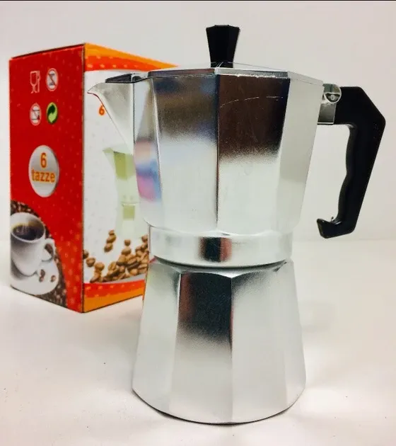 Гейзер UNIQUE (KP1-6 чашек) алюминий, серебристая (UN-1912) Одесса - изображение 2