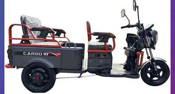 Електро трицикл грузовой Crosser CARGO 10 60V/32Ah/1000W-Серый. Харків