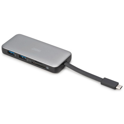 Порт-репликатор Digitus USB-C > HDMI/2xUSB-A/USB-C/SD/MicroSD/RJ54 (DA-70914) Винница - изображение 9