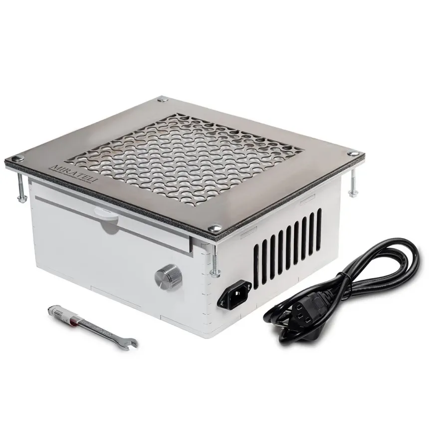 Вытяжка врезная для маникюра SV 500 с Нера фильтром профессиональная (решетка нержавеющая металлик) Киев - изображение 5