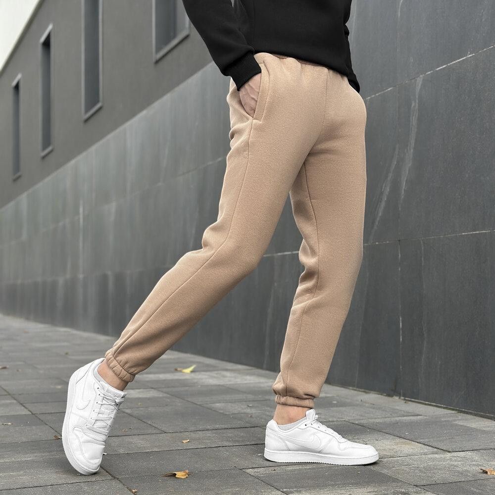 Чоловічі штани джогери з кишенями кемел Pobedov 007 ЗИМА Київ - фото 6