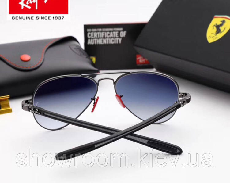 Женские солнцезащитные очки в стиле RAY BAN 8307 (004/32) Lux Киев - изображение 3