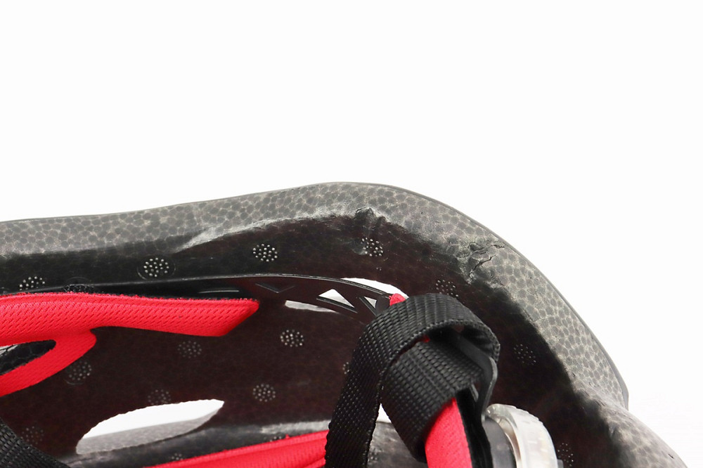 Шолом велосипедний L+ліхтар задній, знімний козирок, 19 вент. отворів, чорний матовий Київ - фото 4