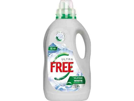 Гель для прання 2л Alpine Freshness White з ароматом свіжості ТМ FREE Київ