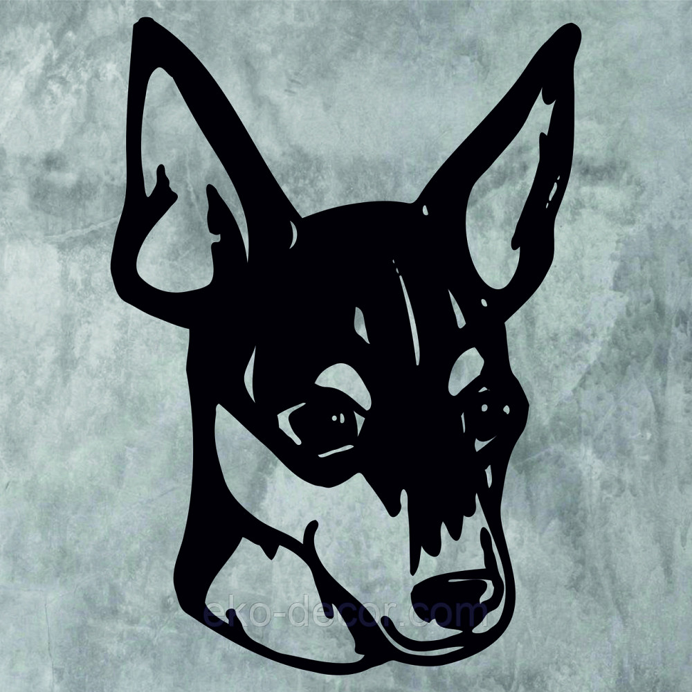 Декоративне настінне Панно «Фокстер'єр», Декор на стіну Київ - фото 10