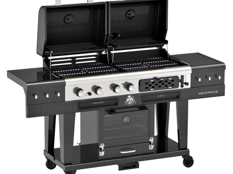 Комбінований гриль Pit Boss Memphis Ultimate 2.0 Combo угільно-газовий з коптильною камерою 11064 Код: 012901 Рівне - фото 2
