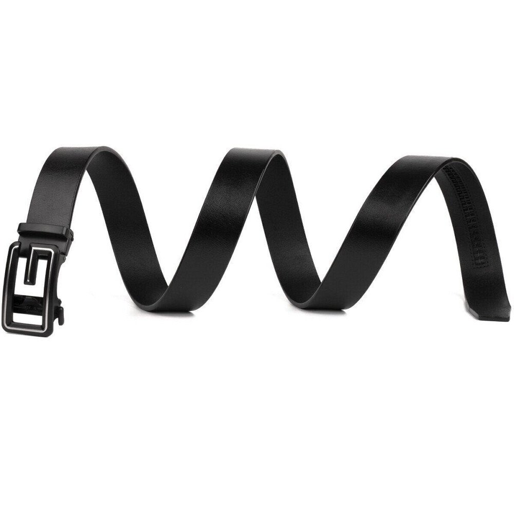 Ремень мужской c силуэтом буквы G Vintage 20287 Черный Киев - изображение 2