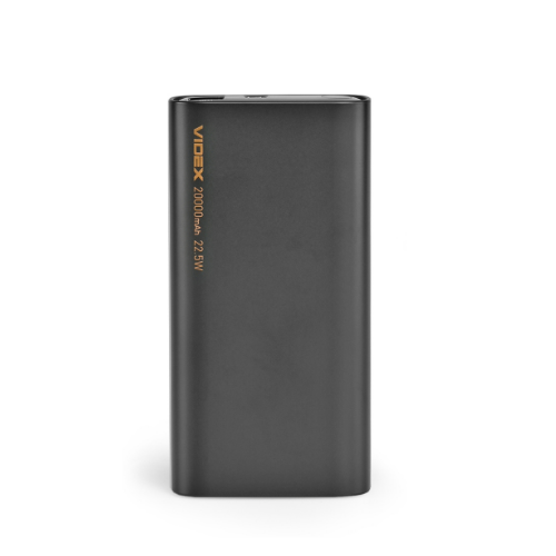 Павербанк 20000 mAh Videx VPB-320-B 22,5W чорний Житомир - изображение 2