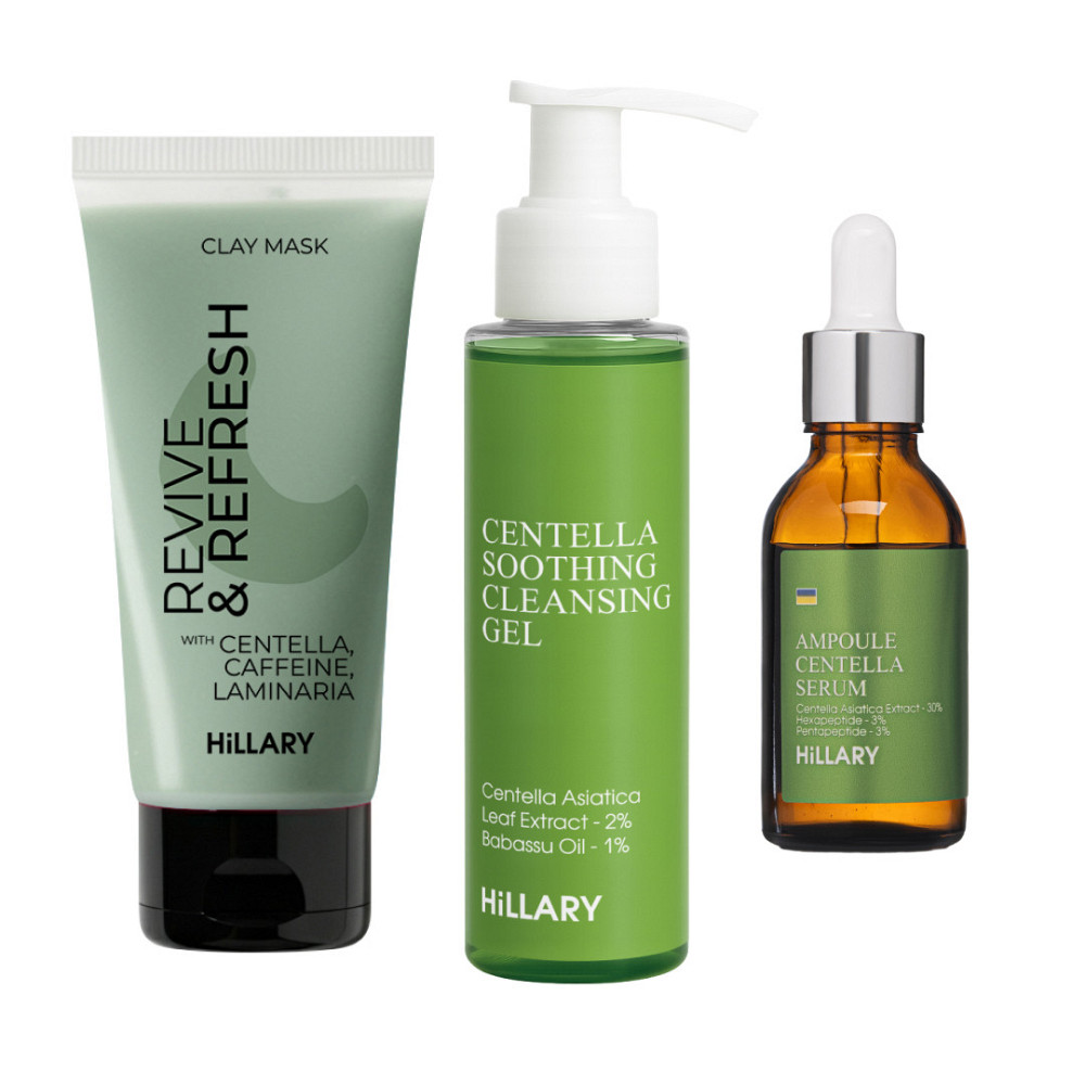 Комплекс для борьбы с отеками и тусклости кожи Hillary Anti-Puffiness & Dullness Skin Care Complex Киев - изображение 1