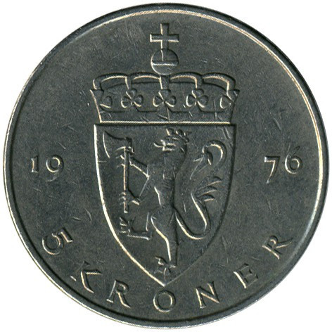 Норвегія 25 ере, 1974-1982 Норвегія.(БД) Полтава - фото 1