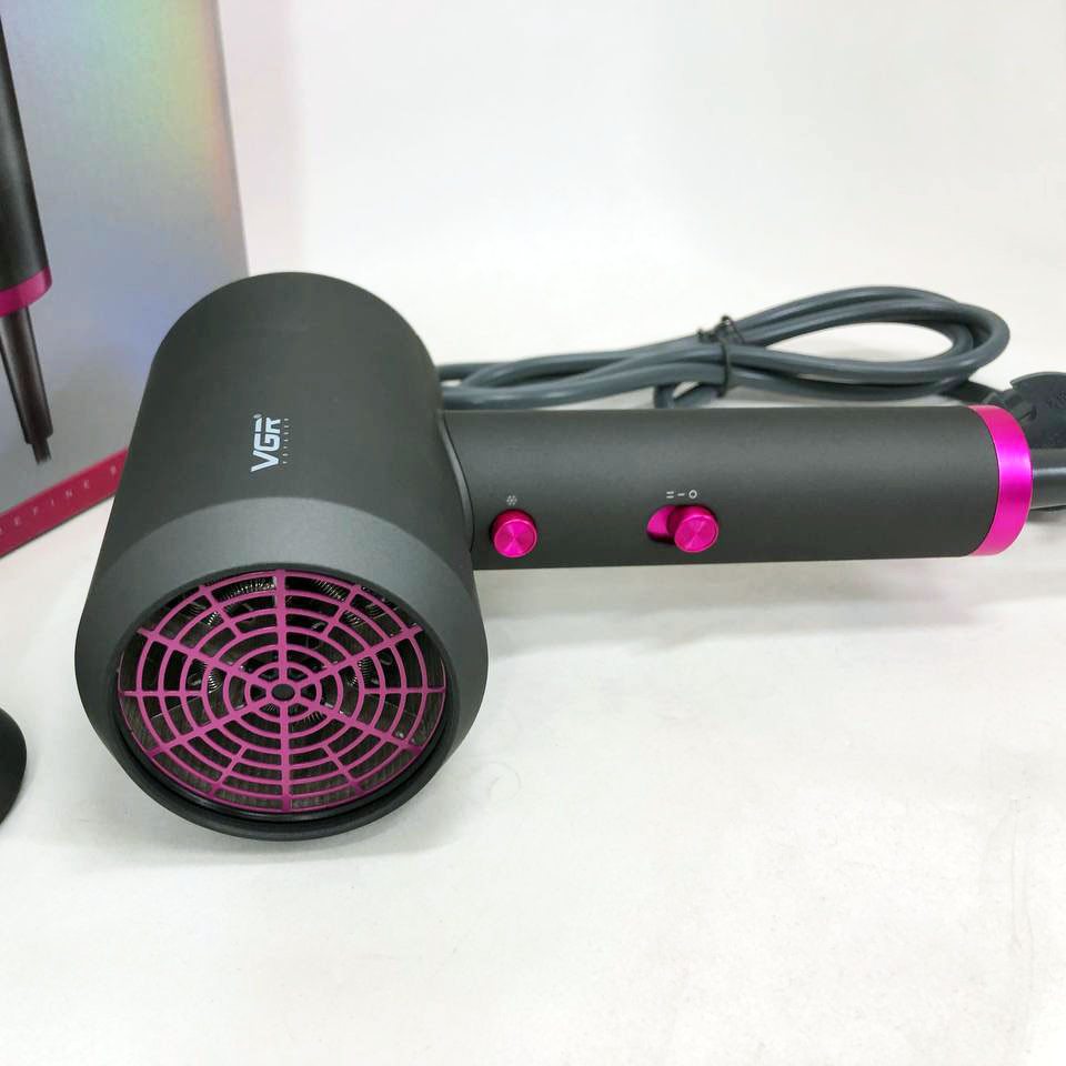 Електричний фен для гладкого волосся VGR, Фен для укладання середнього волосся з потужним мотором FO-17 Івано-Франківськ - фото 1