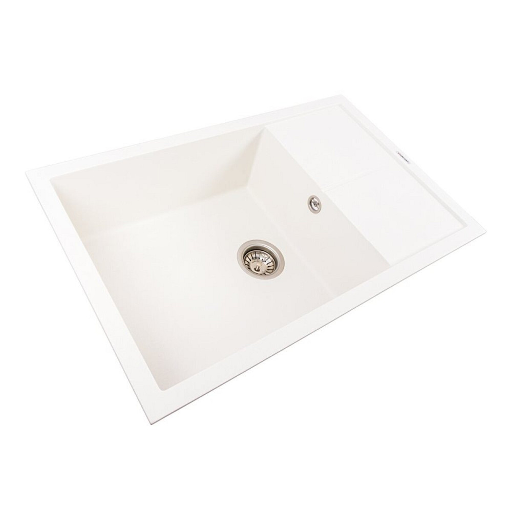 Гранітна мийка VALESO CALYPSO 7950 матова Білосніжна Коломыя - изображение 4