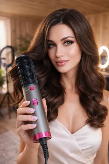 Расческа-фен Ramindong JMJ-189 с турмалиновым покрытием Коломия - фото 3