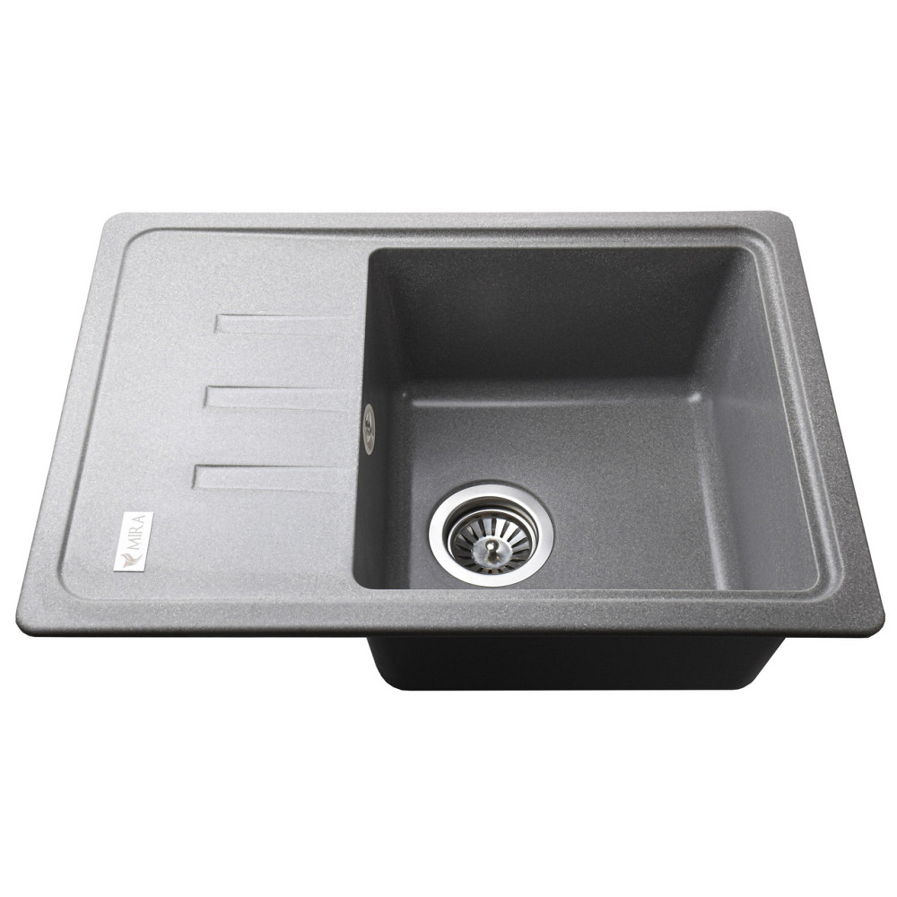 Гранитная мойка Mira MONTI серый 620 х 435 мм (000028977) Киев - изображение 2