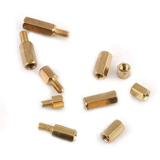 Набір латунних стоек М3 з винтами для електроніки, 120 шт. Київ