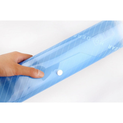 Папка - конверт Comix А4, прозрачная красная (FOLD-COM-C330-R) Винница - изображение 2