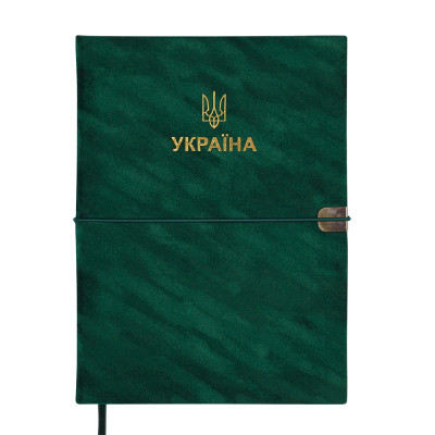 Тижневик Buromax датований 2026 PATRIOT VELOUR, А5 зелений (BM.21133-04) Вінниця - фото 1