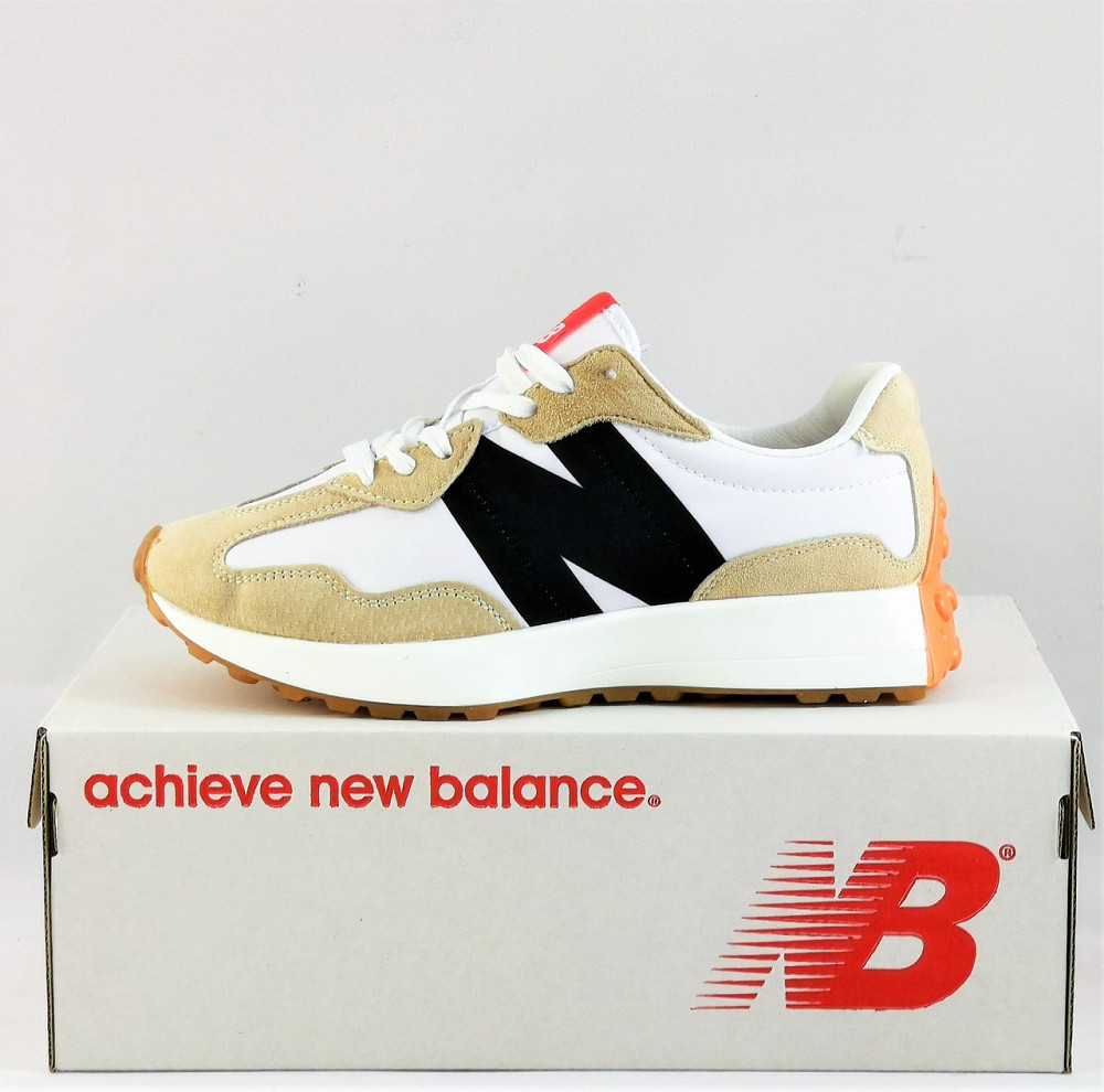 Мужские Бежевые Кроссовки New Balance 327 Белые Нью Баланс (размеры: 45,46) Видео Обзор Днепр - изображение 8