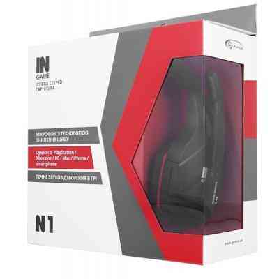 Навушники Gemix N1 Black-Red Gaming Вінниця