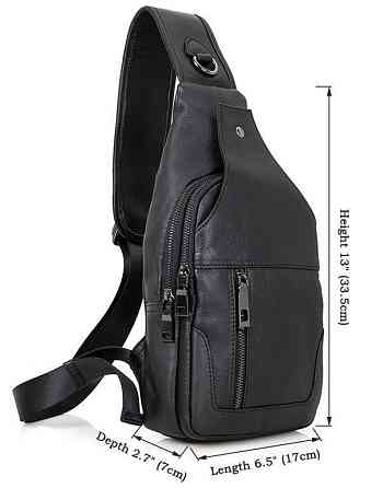 Сумка мужская Черная (Vintage) Киев