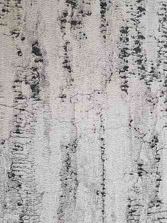 Шпалери вінілові на флізелін Rasch Composition 0,53х10 абстракція структурні кора дерева білі з чорним Київ