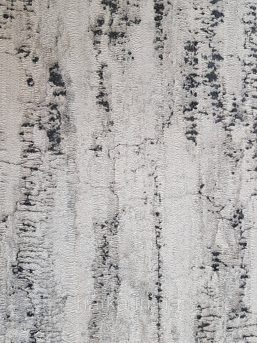 Обои виниловые на флизелине Rasch Composition 0,53х10 абстракция структурные кора дерева белые с черным Киев - изображение 4