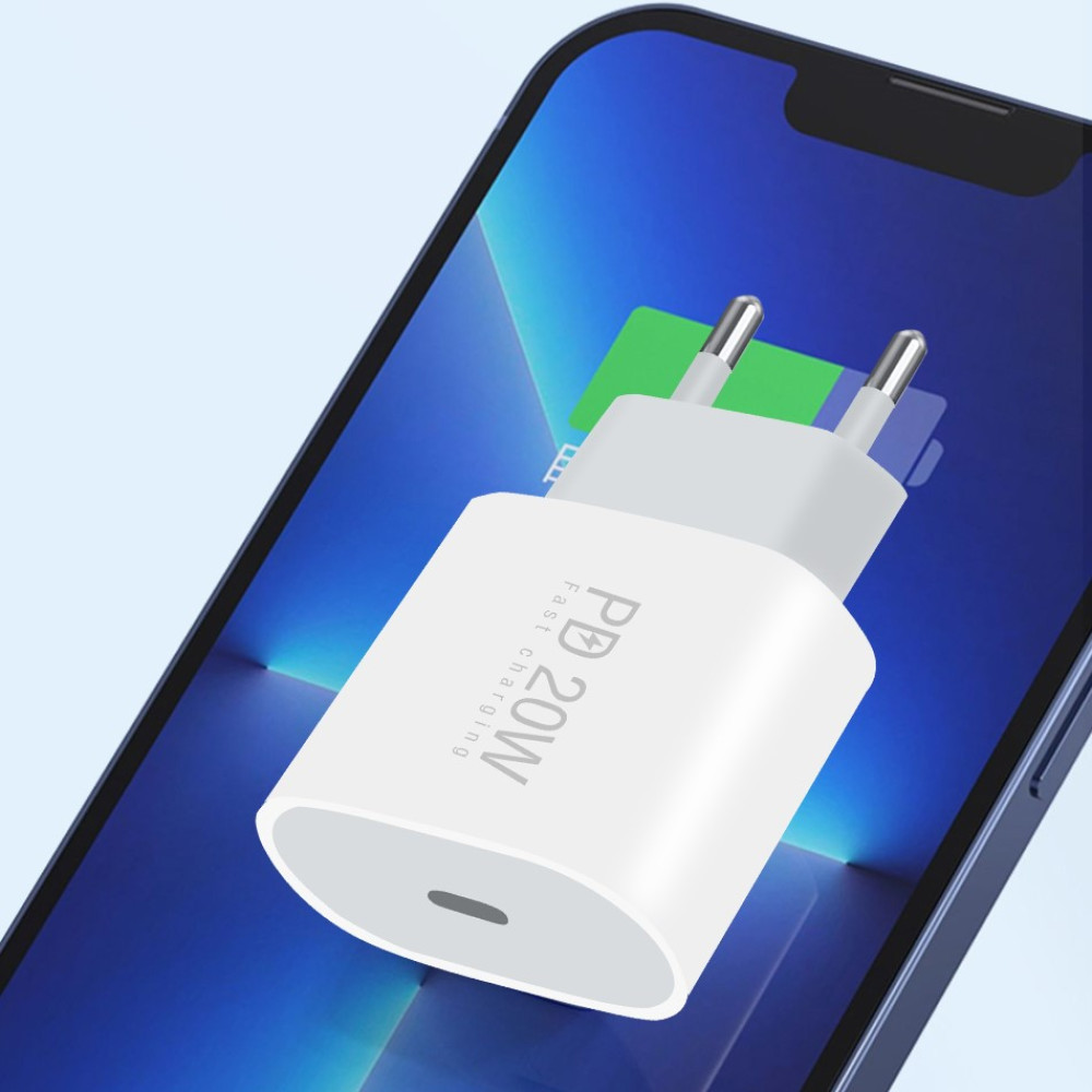 Сетевое зарядное устройство WUW-C178 1Type-C PD20W  white WUW-C178 Одесса - изображение 3