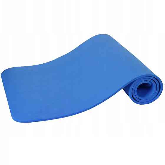 Коврик гимнастический для йоги фитнеса пилатеса Power System PS-4017 NBR Fitness Yoga Mat Plus Blue 180х61х1 Киев