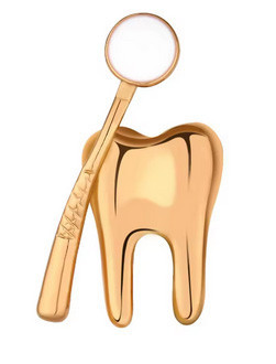 Брошь для стоматолога модная Зуб Киев - изображение 2