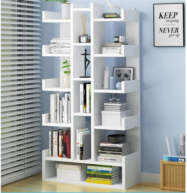 Книжковий стелаж "Дефо 5" зефір Миколаїв - фото 1