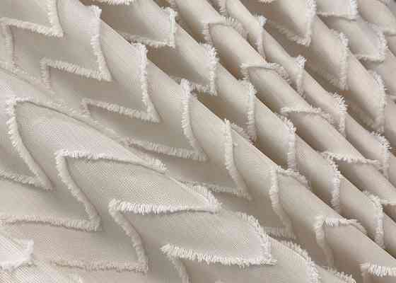 Комплект штор VR-Textil Лен Букле № 1806ш Айвори 200х295 см 2 шт (32-124) Киев