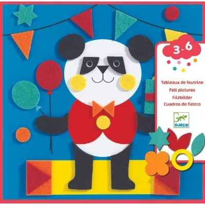 Набор для творчества Djeco Аппликация Мягкие существа (DJ09863) Винница