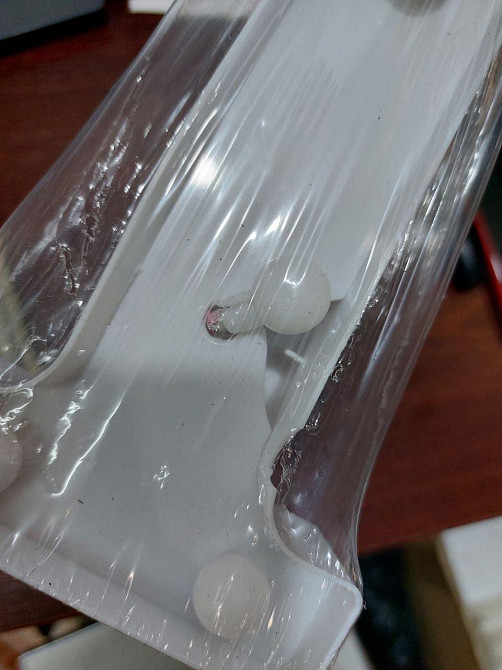 Объемная цифра 1 Led С Дефектом 21 на 10 см белый Киев - изображение 2