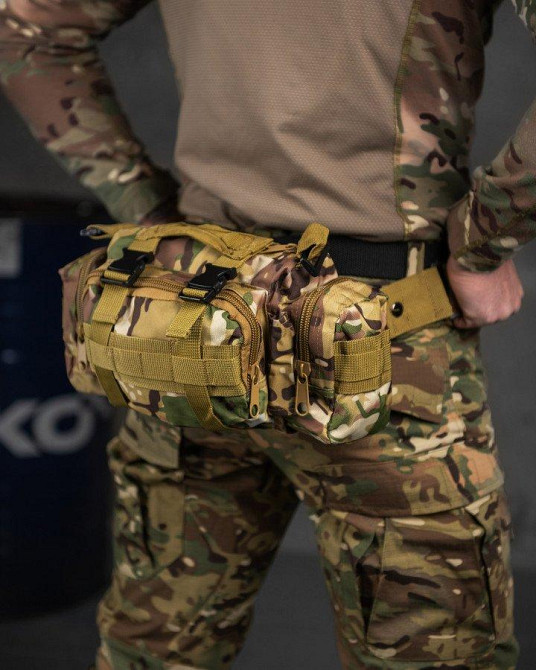 Сумка тактическая наплечная модульная молли  на 5 л  МТК  ВТ7601 Одесса - изображение 1