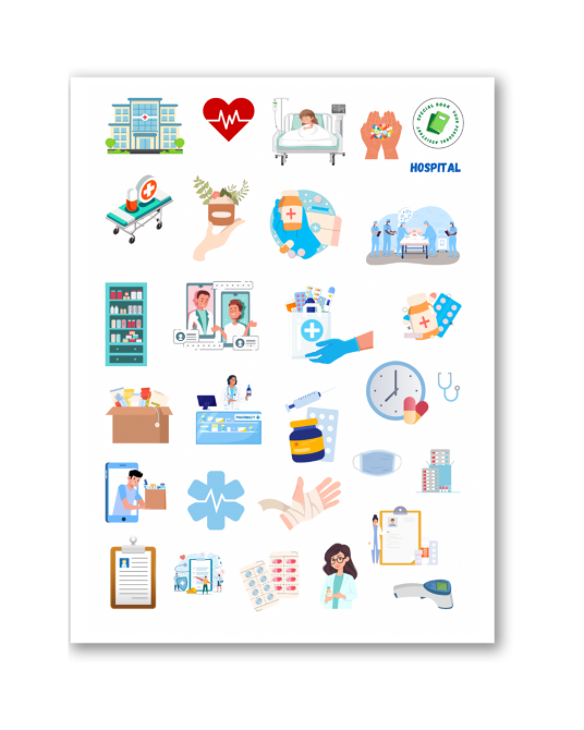 Стікерпак "Hospital" наліпки Дніпро - фото 1