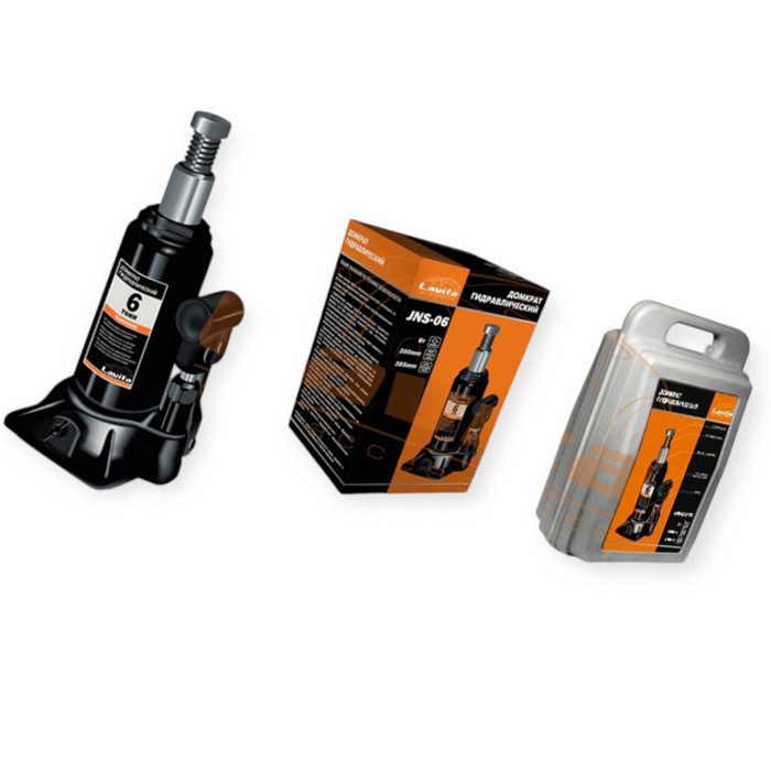 Домкрат гідравлічний 6 т, 200-385 мм (футляр) Мукачево - фото 1