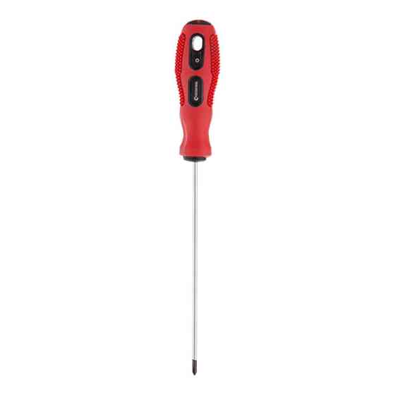 Викрутка хрестова, PH0×125 мм, Cr-V INTERTOOL VT-3133 Киев