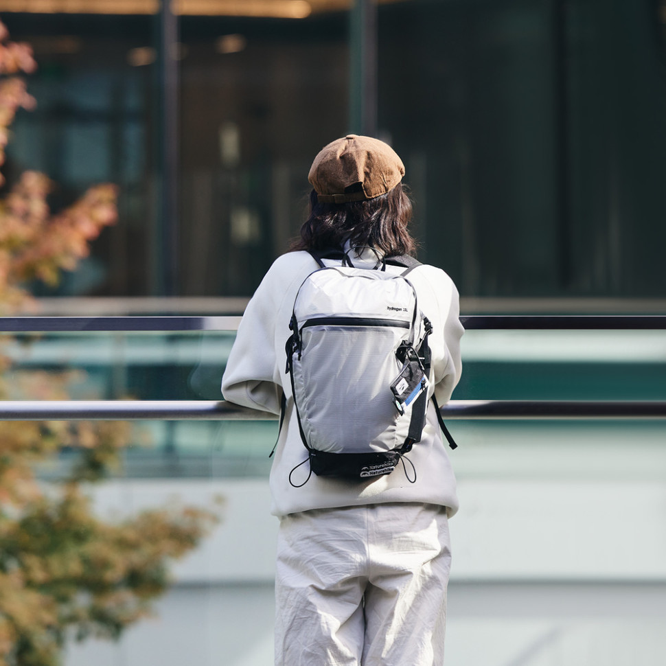 Рюкзак ультралегкий Naturehike CNK2300BB012, 15 л, білий Київ - фото 6