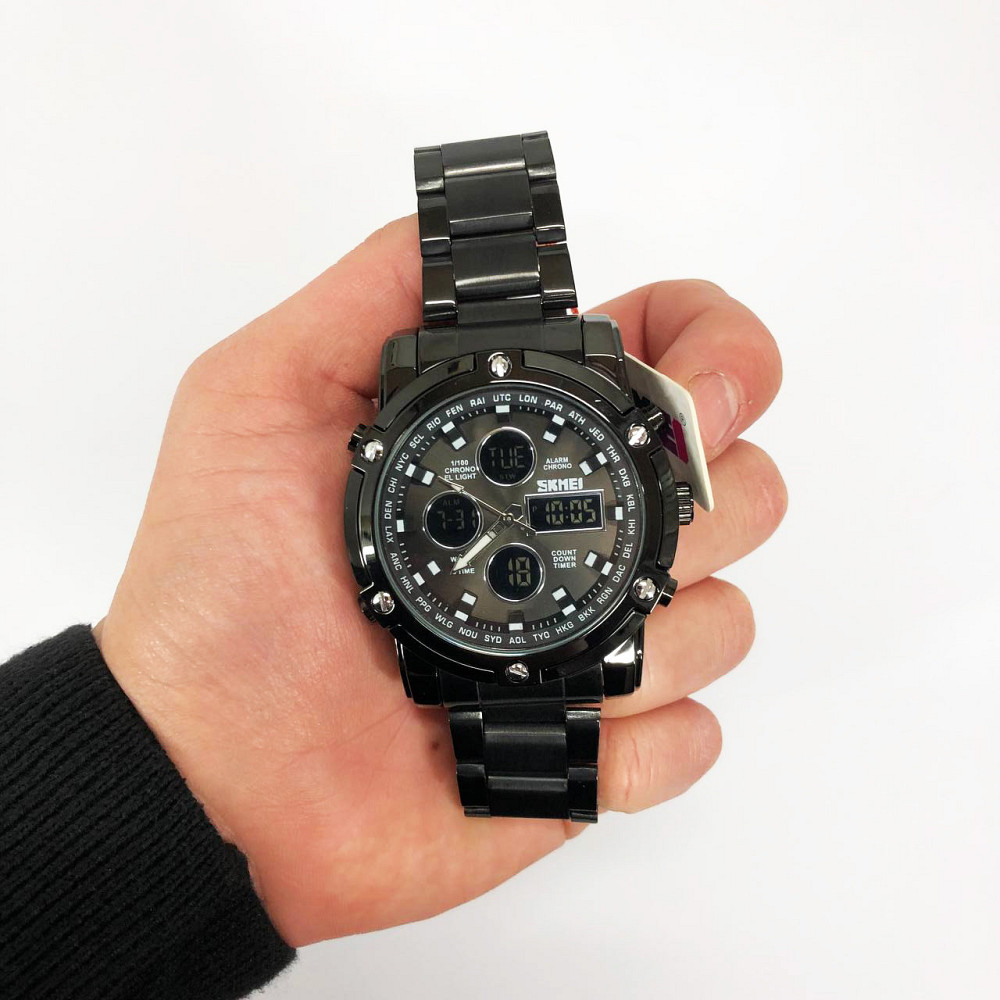 Противоударные военные мужские часы SKMEI, Военные часы для всу, Рыбацкие часы Армейские топ AF-32 Львов - изображение 2