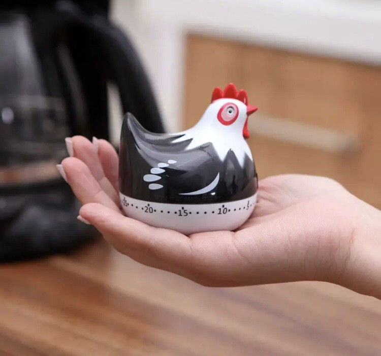 Таймер механічний для кухні, зворотній відлік, "Курочка жовта", кухонний таймер настільний, жовтий Київ - фото 8