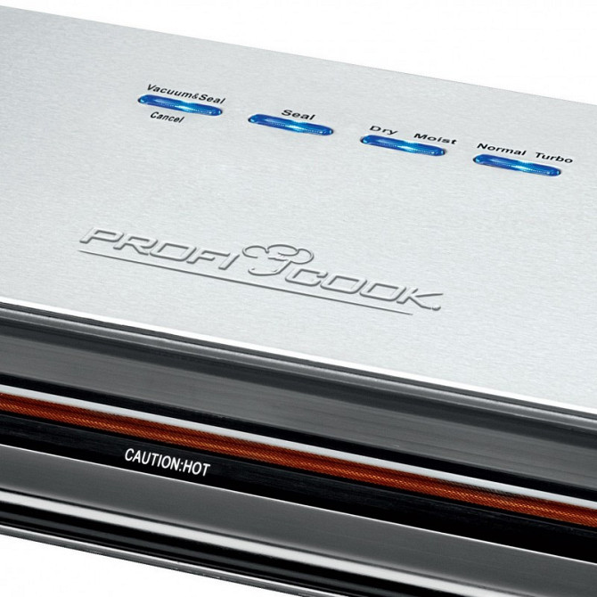 Вакуумный упаковщик мощность всасывания 12 л/мин с 18 пакетами Profi Cook PC-VK (1080) 120 Вт Нововолынск - изображение 4