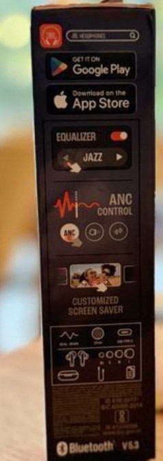 JBL Live Beam 3 (черные) ОРИГИНАЛ – беспроводные наушники. Харьков - изображение 2