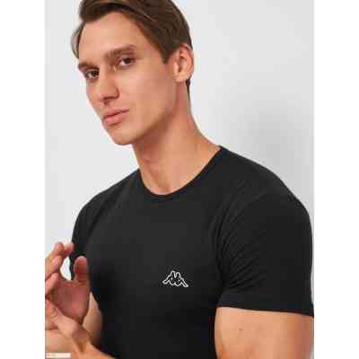 Футболка Kappa T-shirt Mezza Manica Girocollo K1304 Nero чорний XXL (8052394813744) Винница