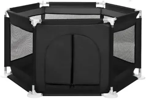 Манеж детский Malatec 125х113х64 см Черный Коломия - фото 4