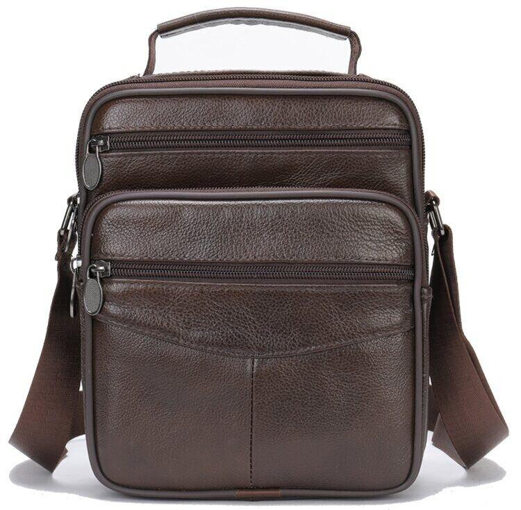 Мессенджер чоловічий на одне відділення Коричневий (Vintage) Київ - фото 5